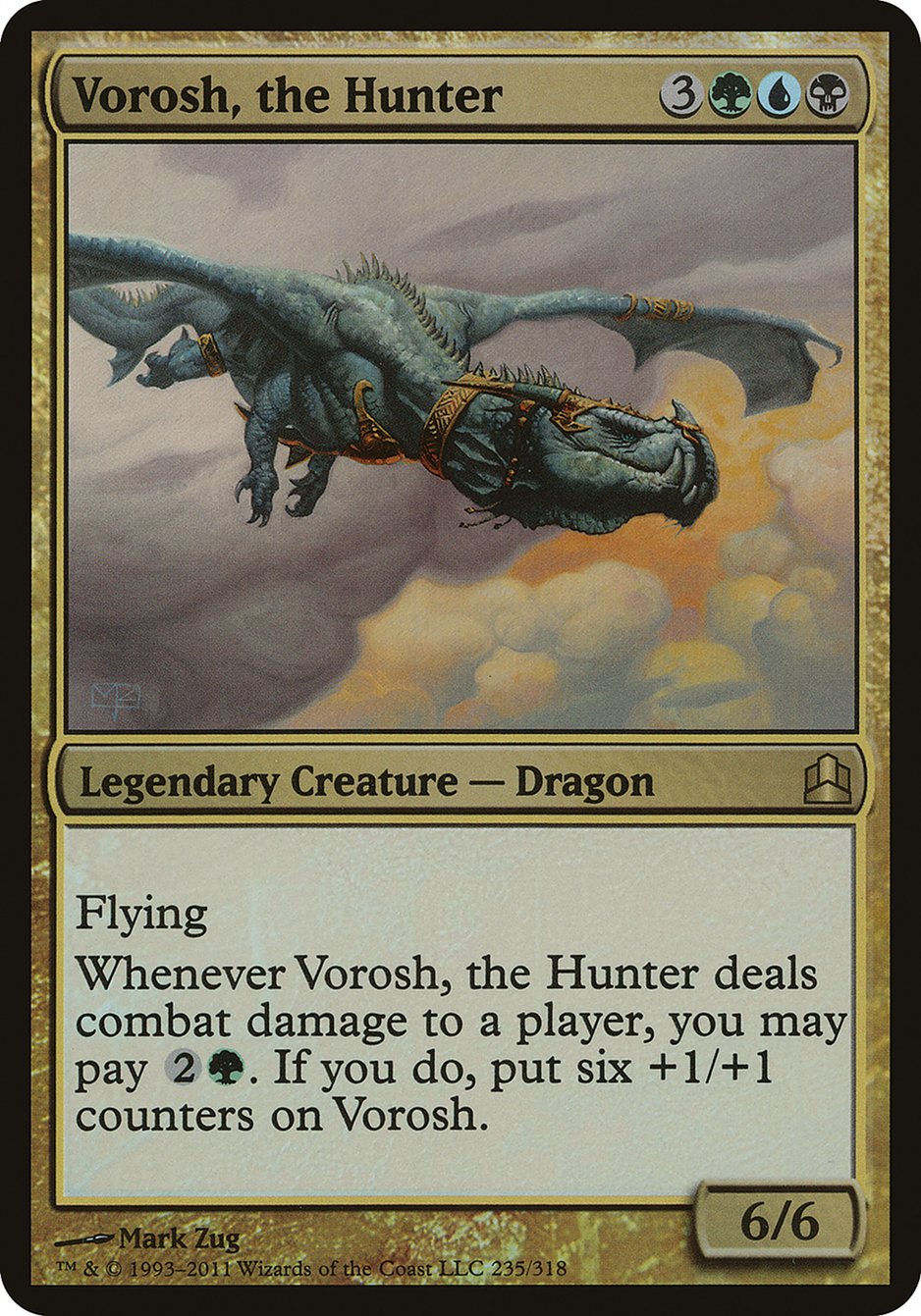 Vorosh, the Hunter OCMD-235 Commander 2011 Oversized Magic card