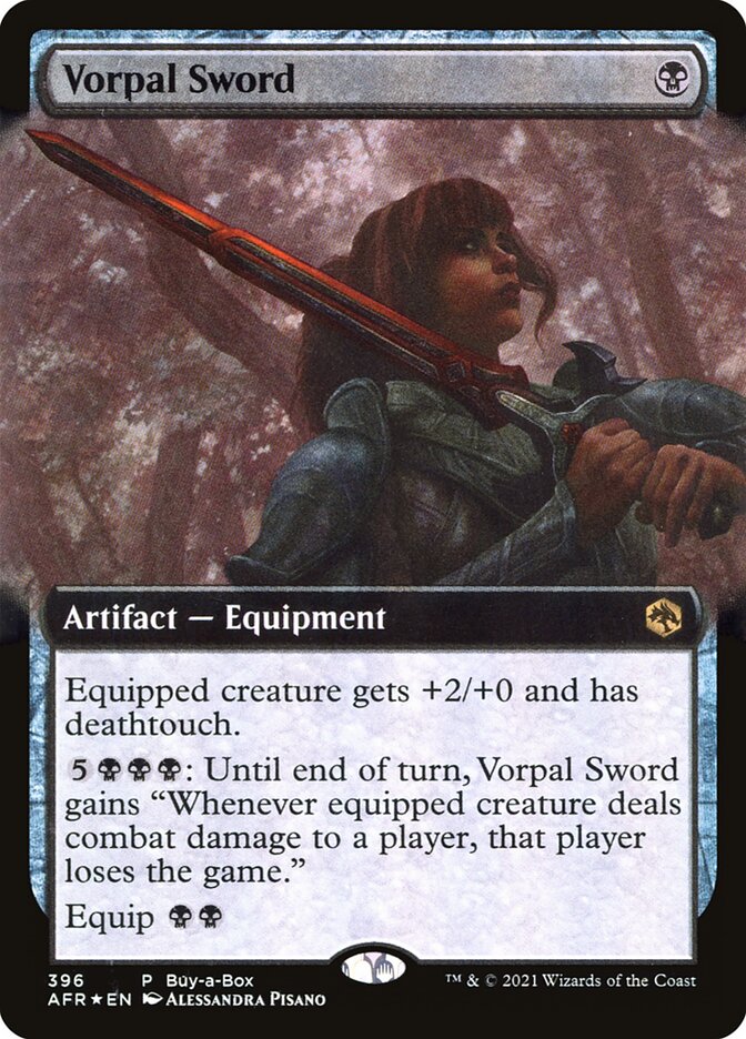 Vorpal Sword AFR-396 Adventures in the Forgotten Realms Magic card