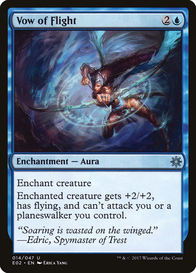 Vow of Flight E02-14 Explorers of Ixalan Magic card