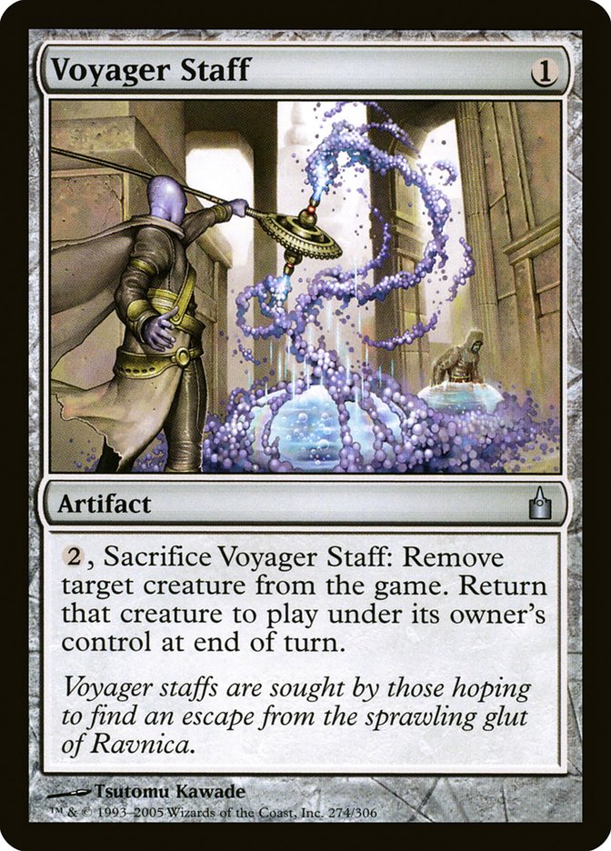 Voyager Staff RAV-274 Ravnica: City of Guilds Magic card