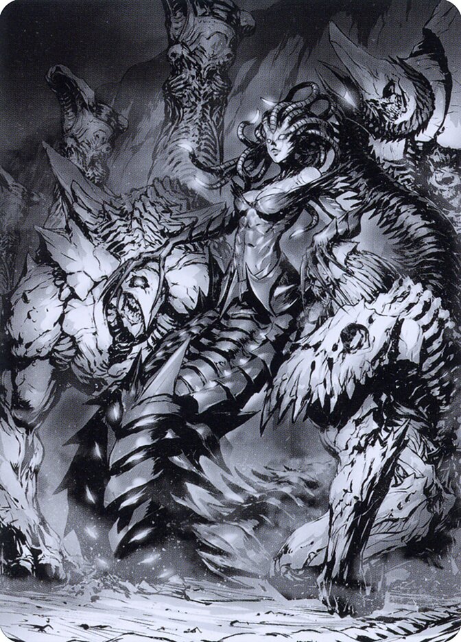 Vraska, Betrayal's Sting // Vraska, Betrayal's Sting AONE-72 Phyrexia: All Will Be One Art Series Magic card