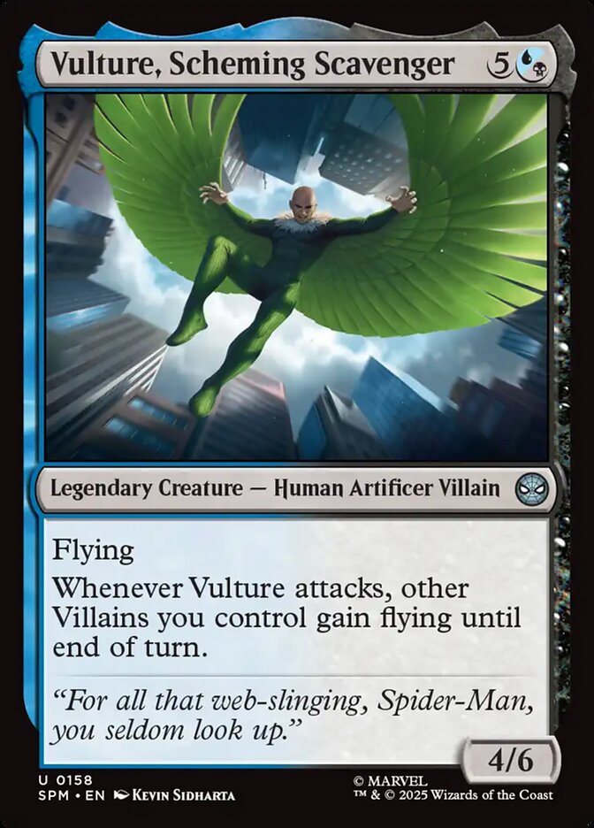 Vulture, Scheming Scavenger SPM-158 Marvel's Spider-Man Magic card