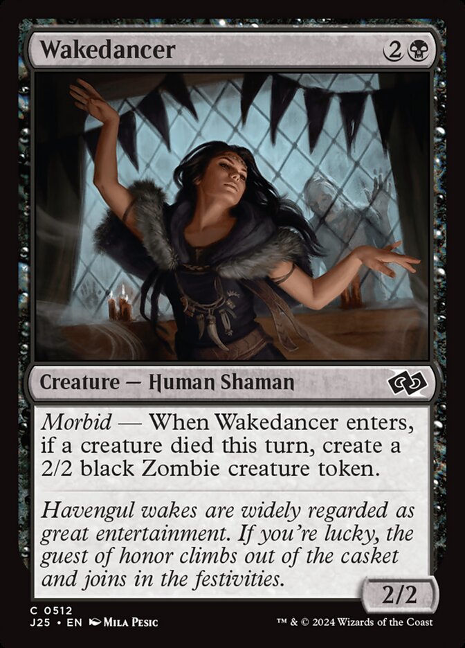 Wakedancer J25-512 Foundations Jumpstart Magic card