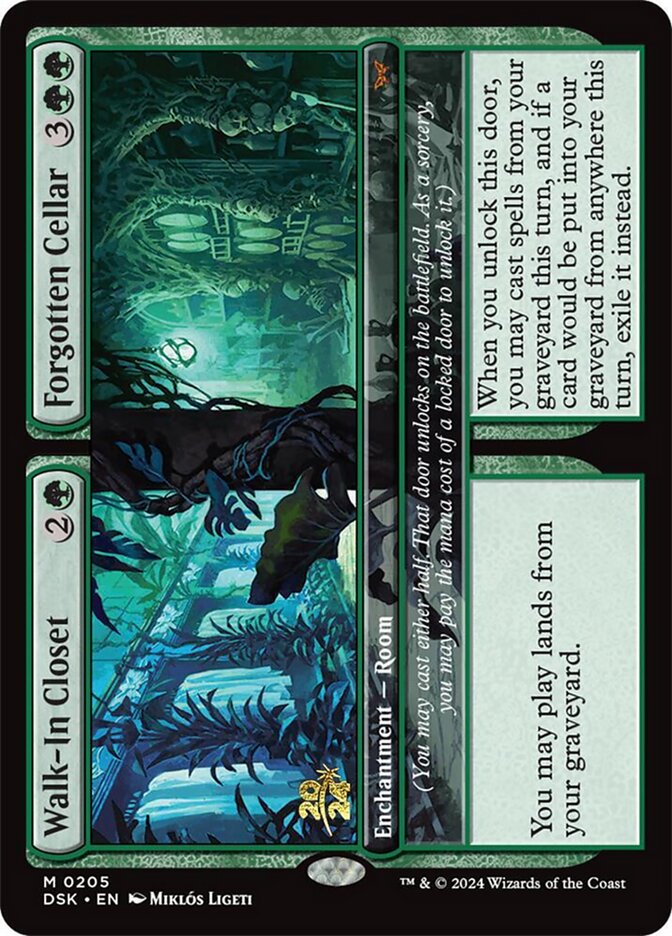 Walk-In Closet // Forgotten Cellar PDSK-205S Duskmourn: House of Horror Promos Magic card