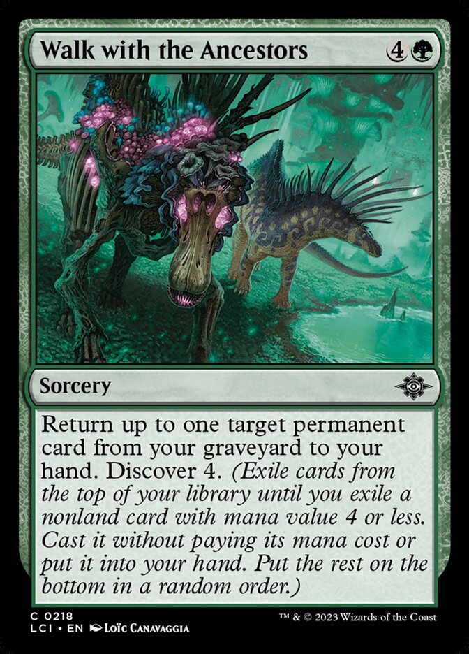 Walk with the Ancestors LCI-218 The Lost Caverns of Ixalan Magic card