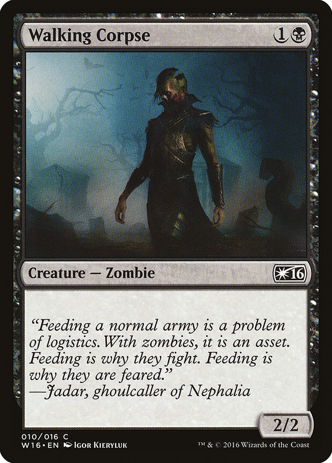 Walking Corpse W16-10 Welcome Deck 2016 Magic card