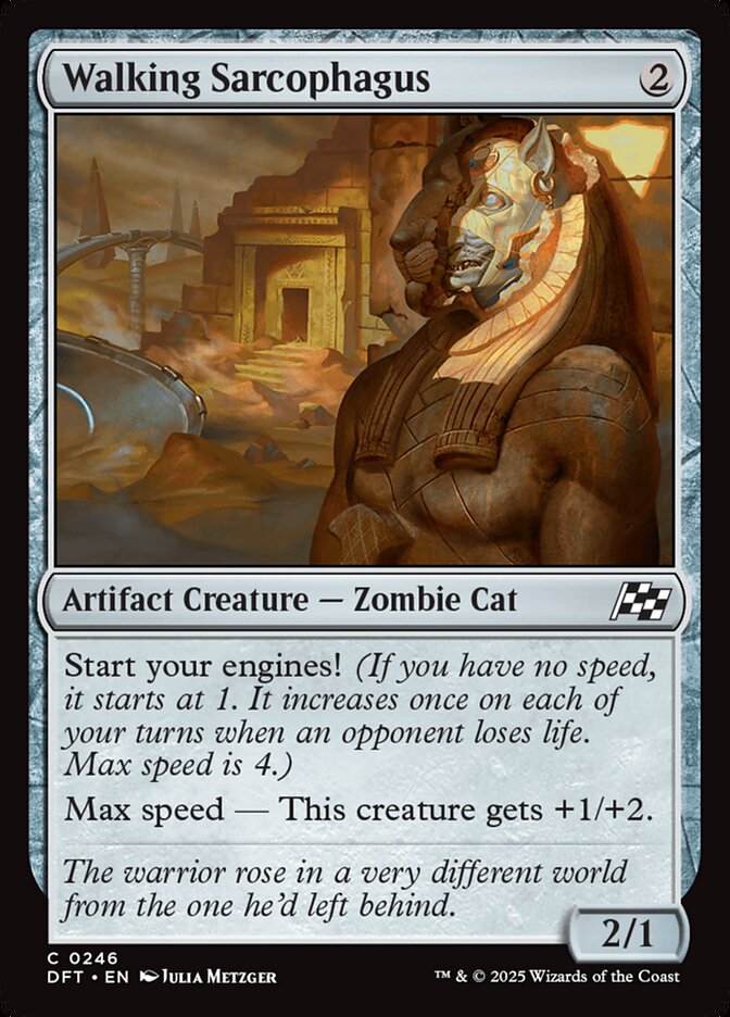 Walking Sarcophagus DFT-246 Aetherdrift Magic card