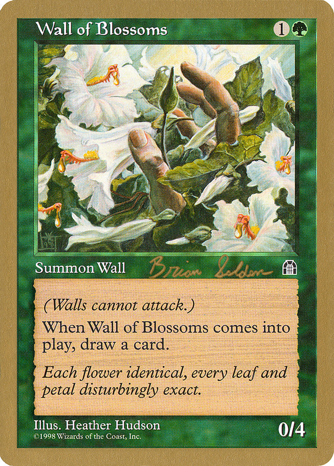 Wall of Blossoms WC98-BS125 World Championship Decks 1998 Magic card