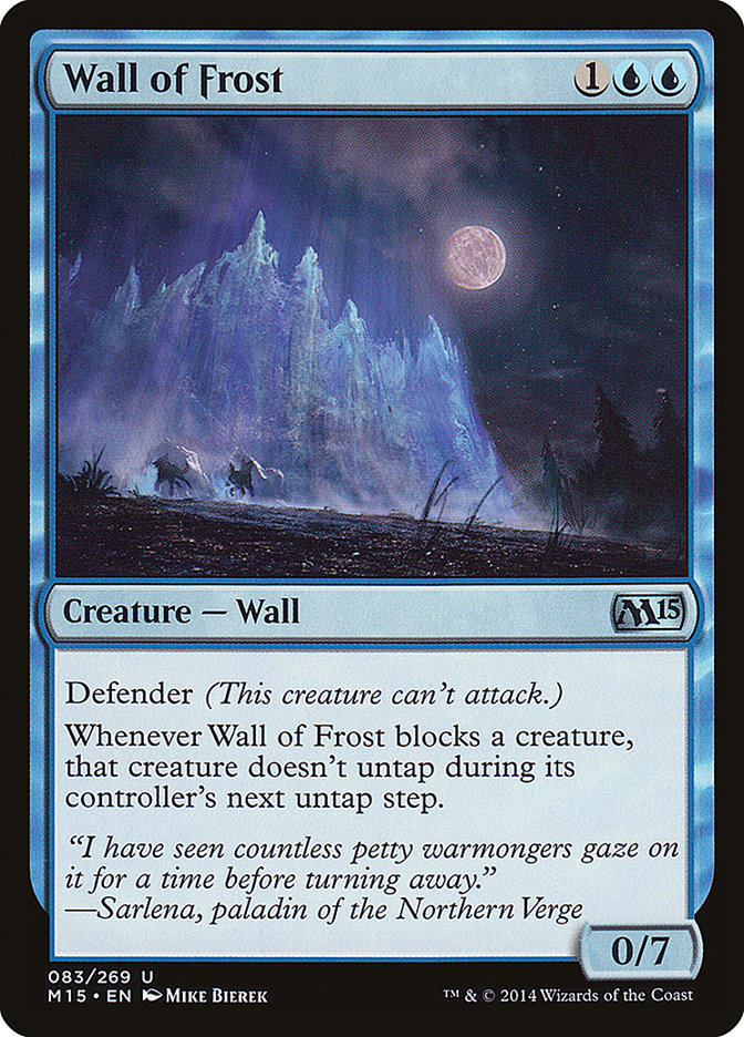 Wall of Frost M15-83 Magic 2015 Magic card