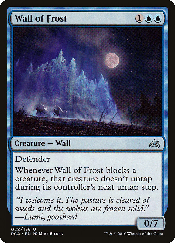 Wall of Frost PCA-28 Planechase Anthology Magic card