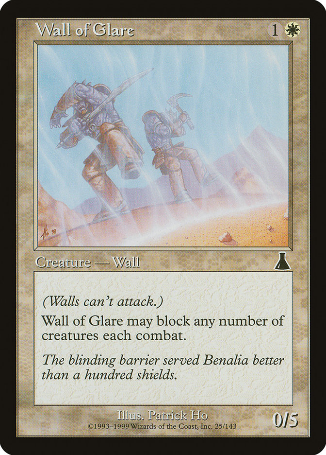 Wall of Glare UDS-25 Urza's Destiny Magic card