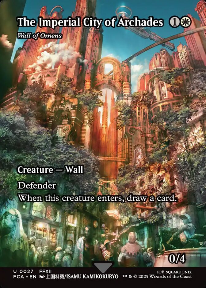 Wall of Omens FCA-27 Final Fantasy: Through the Ages Magic card