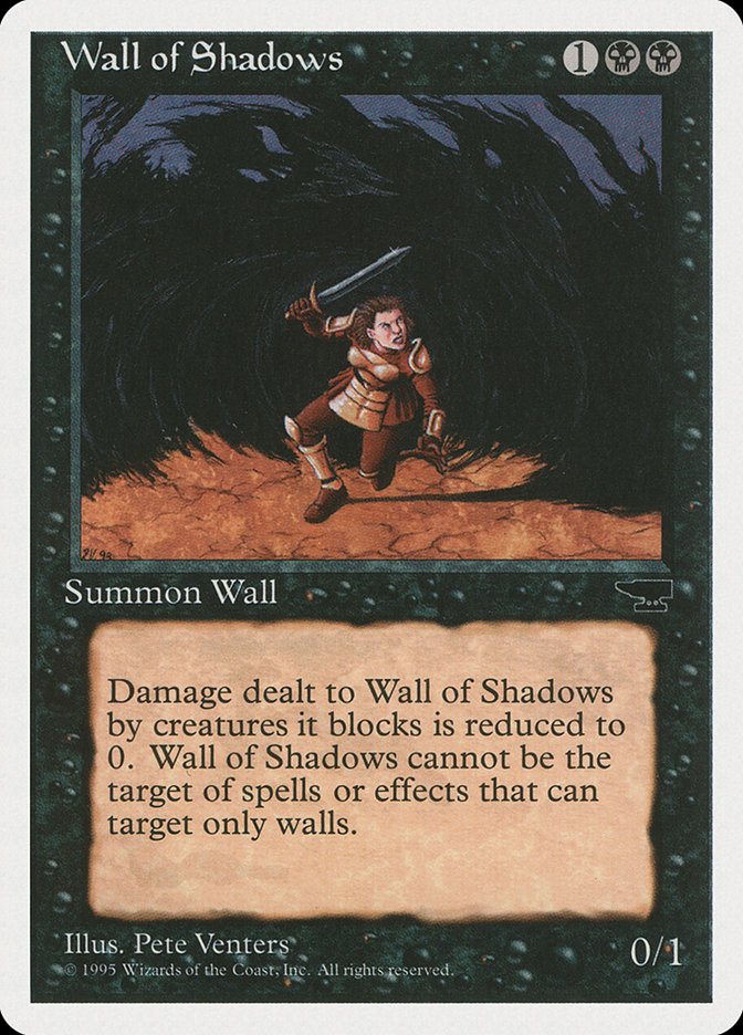 Wall of Shadows CHR-41 Chronicles Magic card