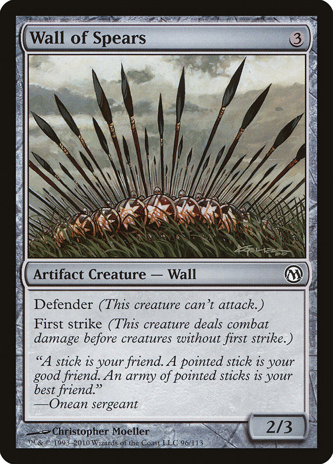 Wall of Spears DPA-96 Duels of the Planeswalkers Magic card
