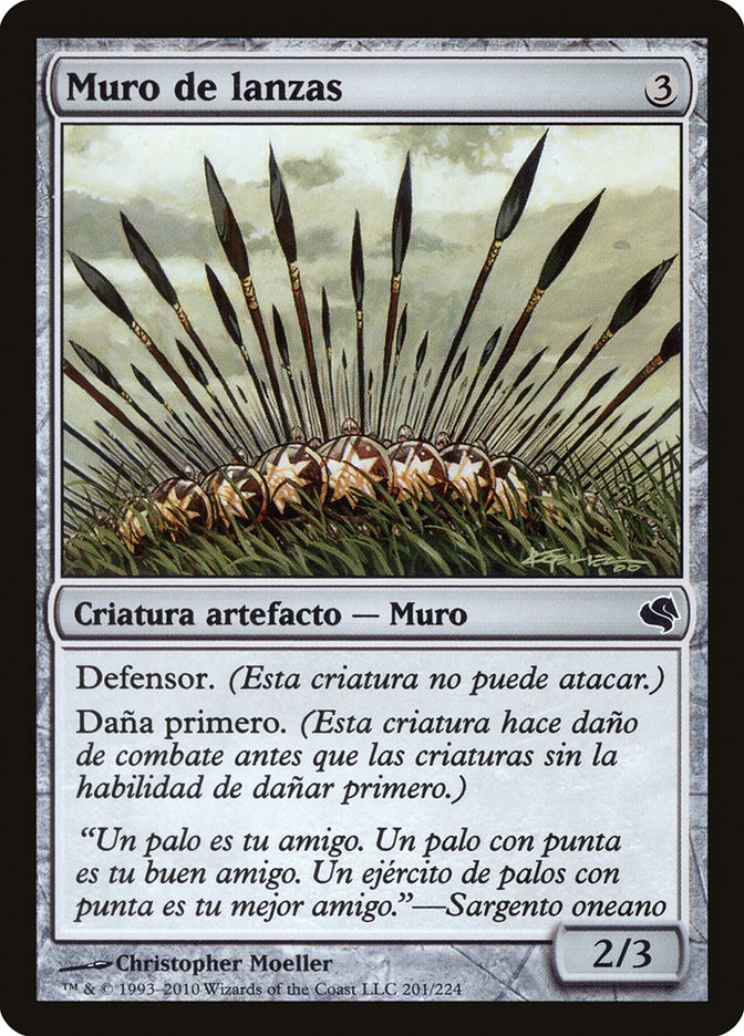 Wall of Spears PS11-201 Salvat 2011 Magic card