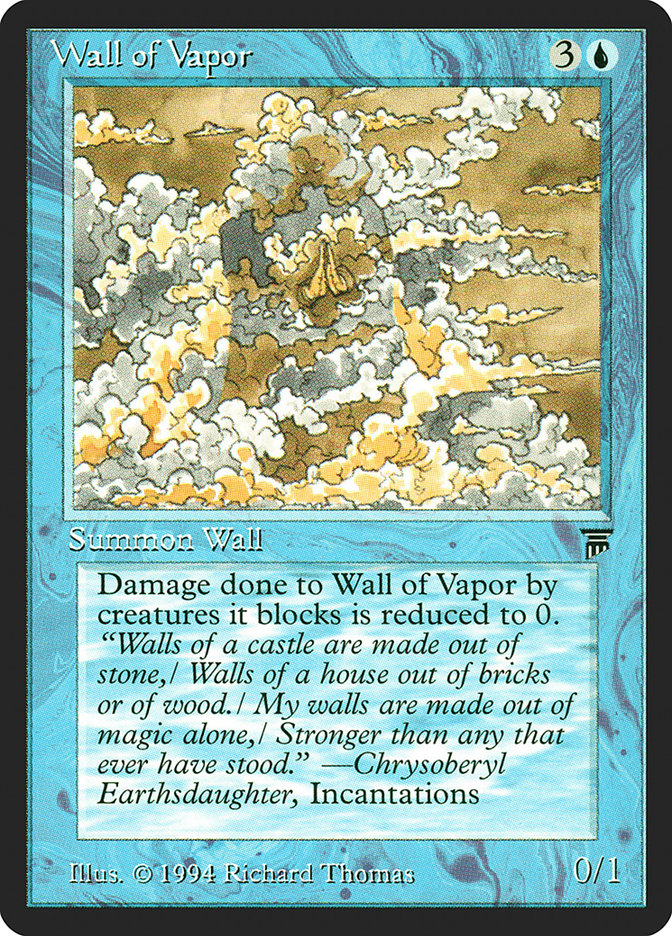 Wall of Vapor LEG-84 Legends Magic card