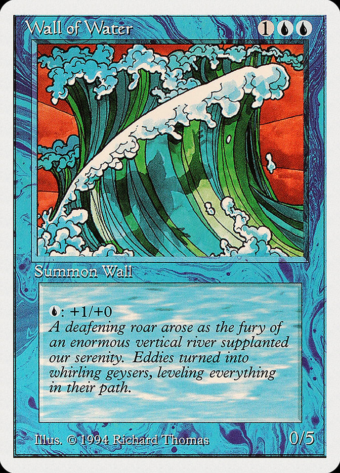 Wall of Water SUM-91 Summer Magic / Edgar Magic card
