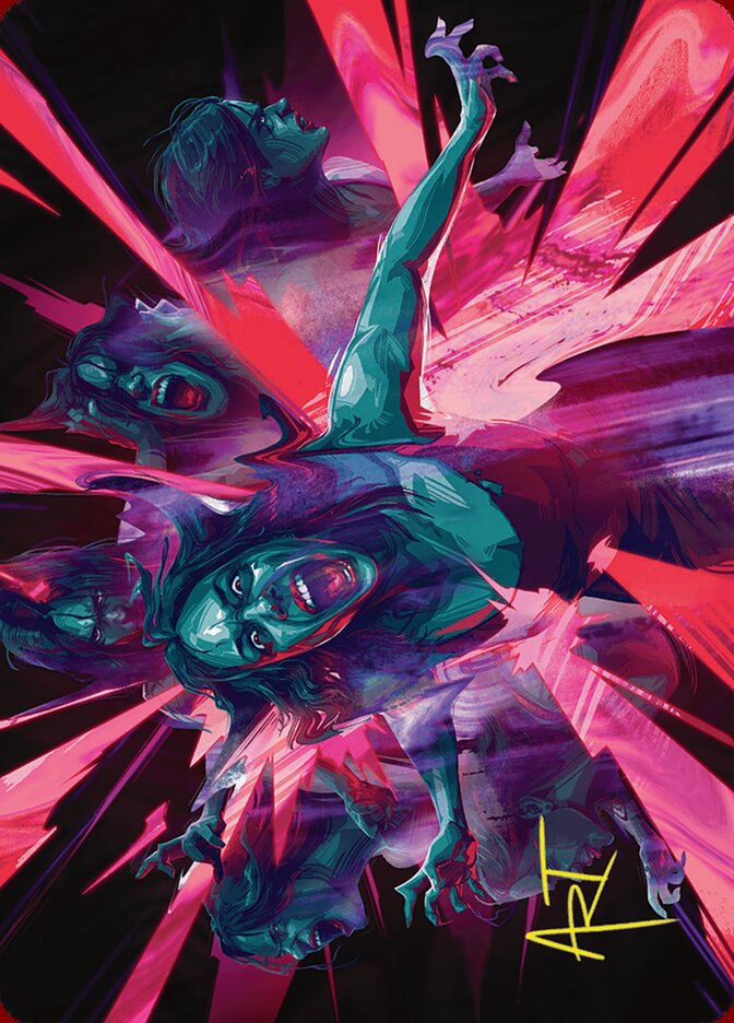 Waltz of Rage // Waltz of Rage ADSK-35 Duskmourn: House of Horror Art Series Magic card