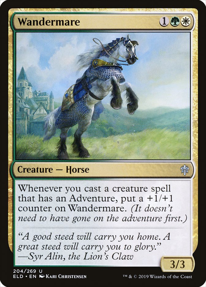 Wandermare ELD-204 Throne of Eldraine Magic card