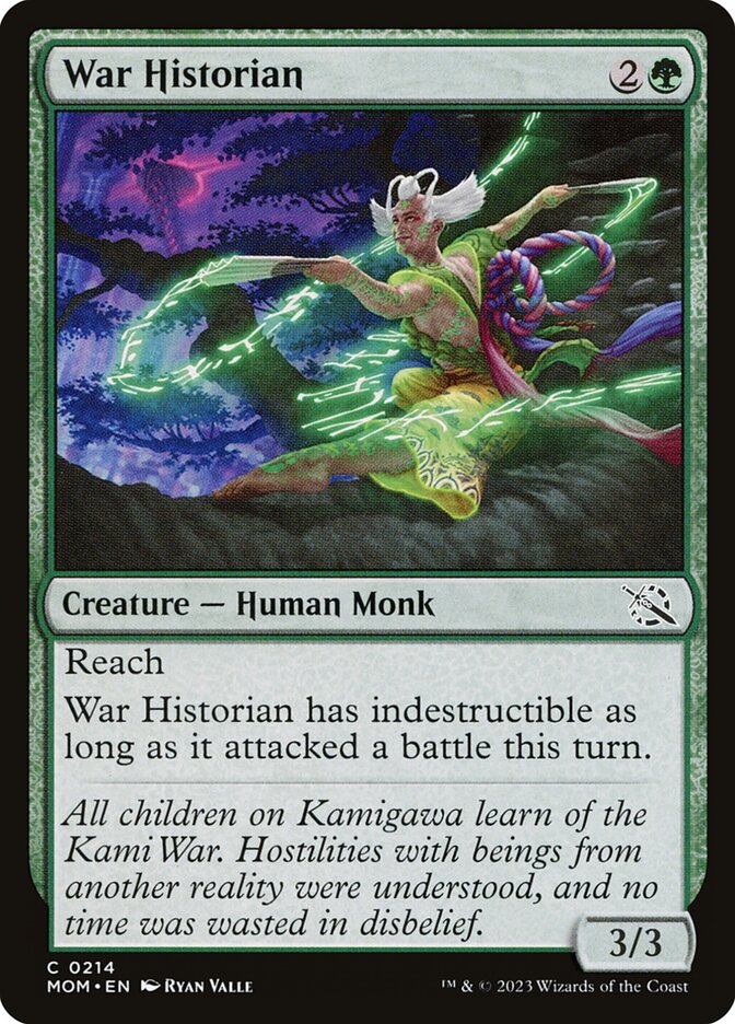 War Historian MOM-214 March of the Machine Magic card