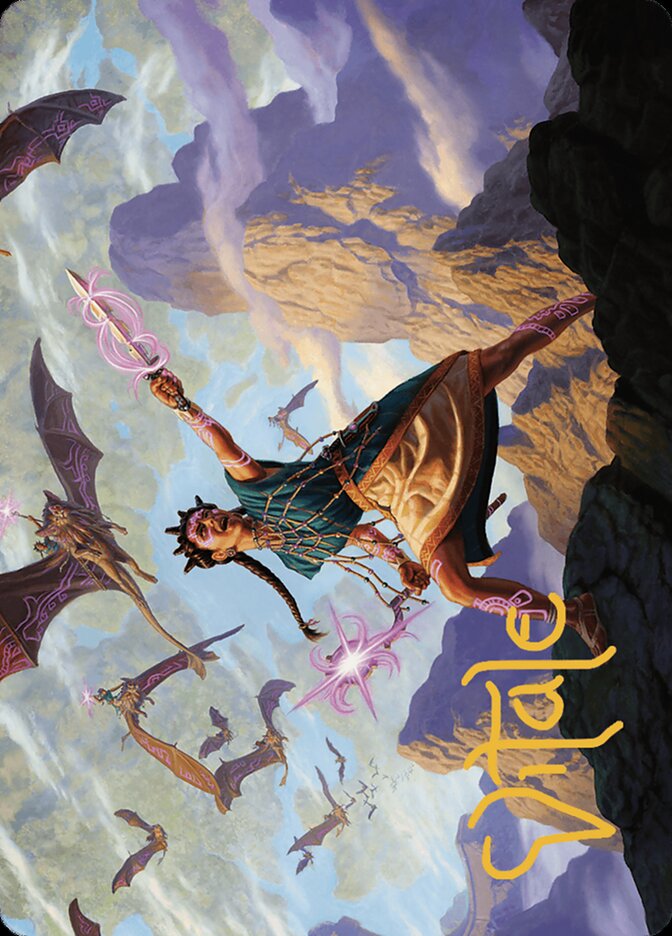 Warden of the Inner Sky // Warden of the Inner Sky ALCI-7 The Lost Caverns of Ixalan Art Series Magic card