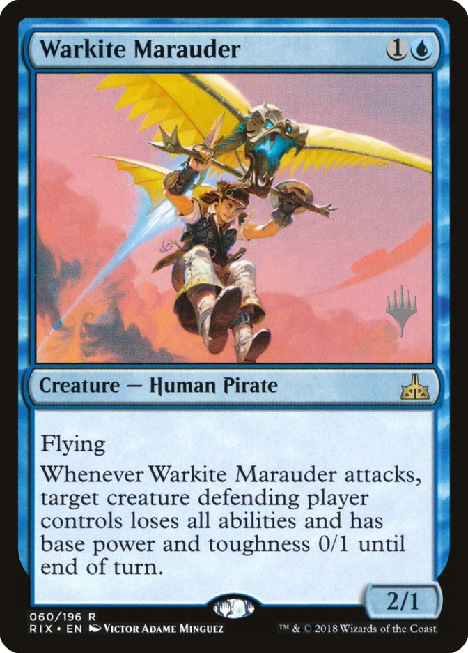 Warkite Marauder PRIX-60P Rivals of Ixalan Promos Magic card
