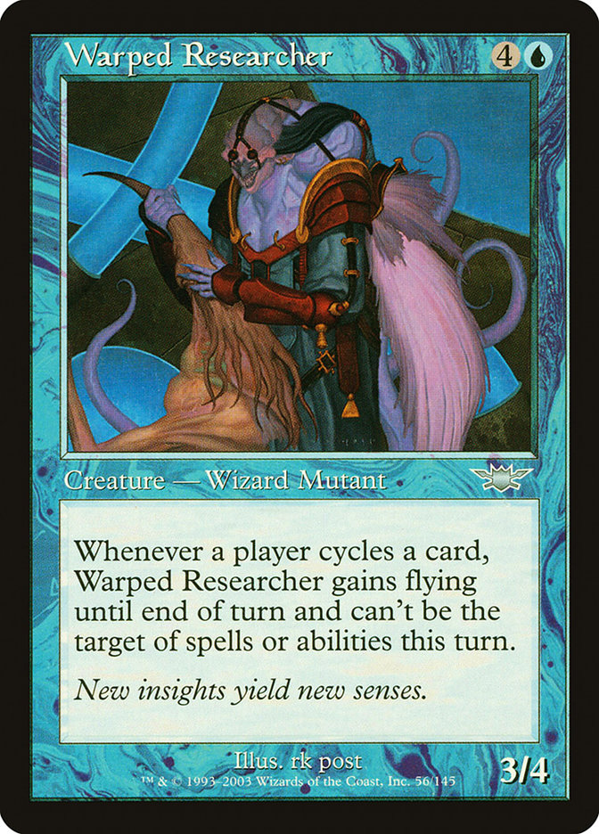 Warped Researcher LGN-56 Legions Magic card