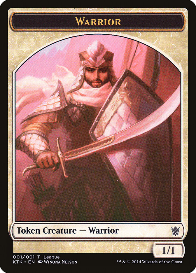 Warrior L14-4 League Tokens 2014 Magic card