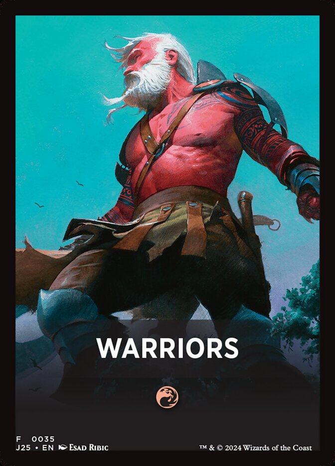 Warriors FJ25-35 Foundations Jumpstart Front Cards Magic card