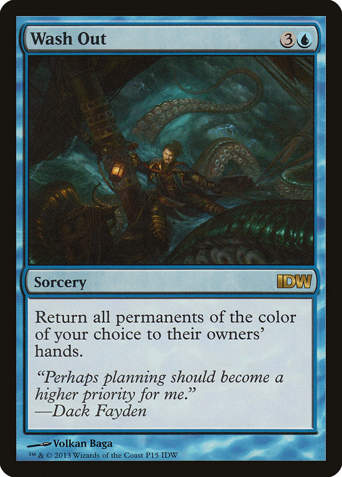 Wash Out PIDW-15 IDW Comics Inserts Magic card