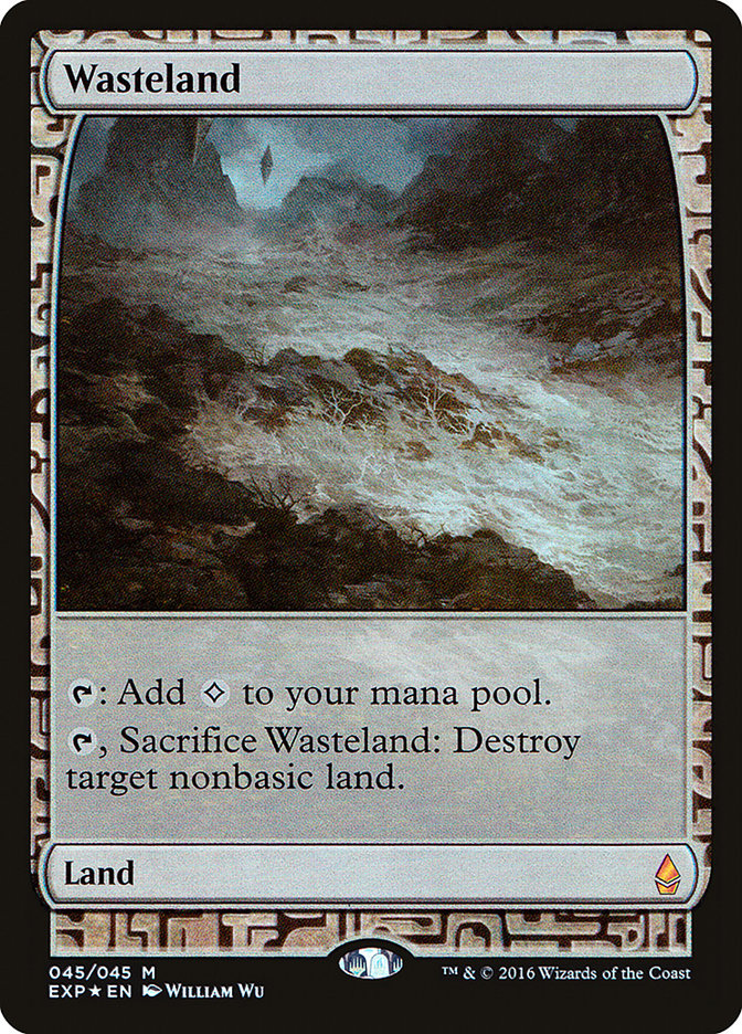 Wasteland EXP-45 Zendikar Expeditions Magic card