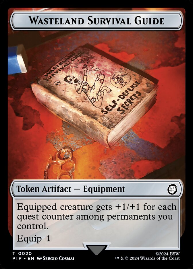 Wasteland Survival Guide TPIP-20 Fallout Tokens Magic card