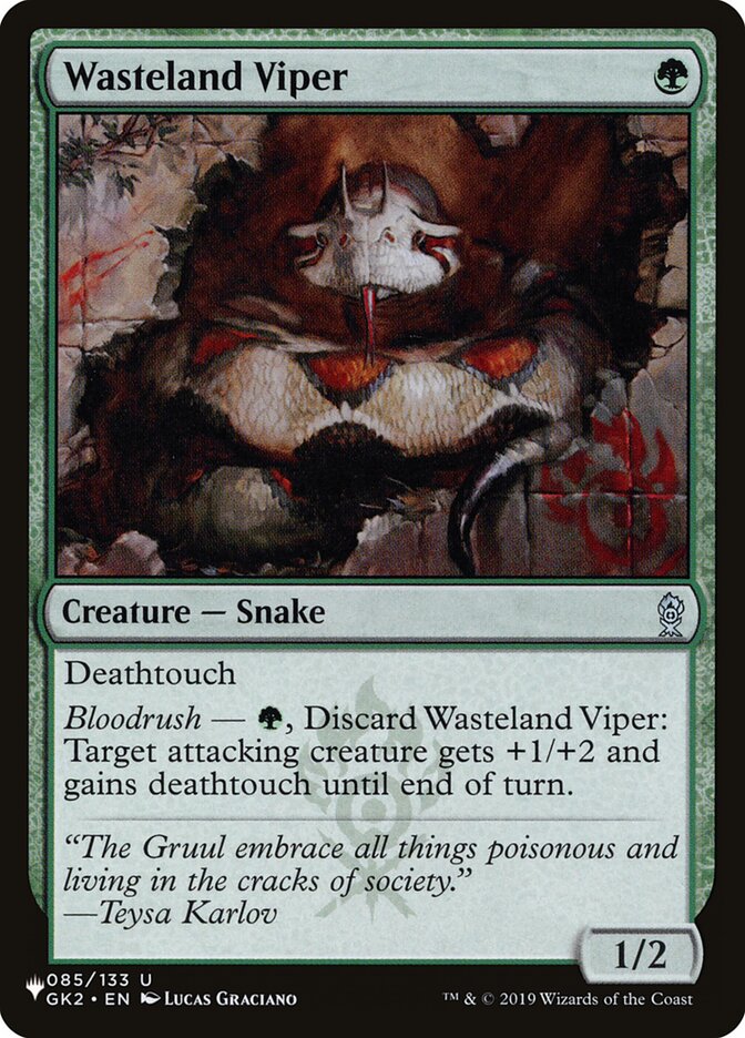 Wasteland Viper PLST-GK2-85 The List Magic card
