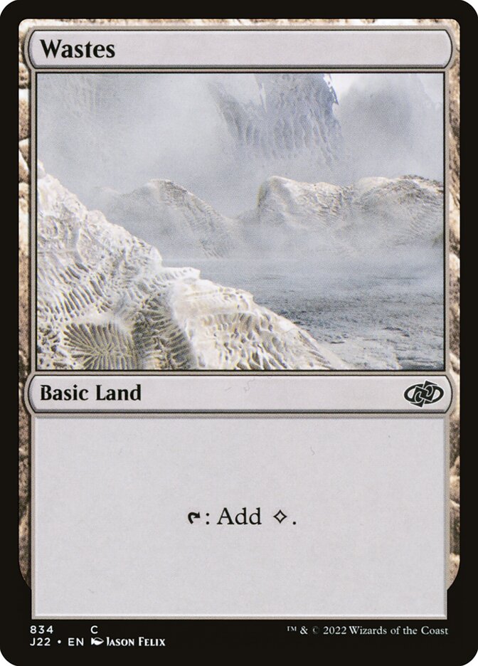 Wastes J22-834 Jumpstart 2022 Magic card