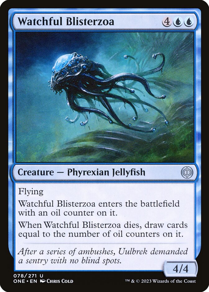 Watchful Blisterzoa ONE-78 Phyrexia: All Will Be One Magic card