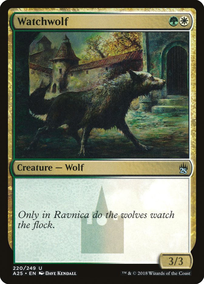 Watchwolf A25-220 Masters 25 Magic card
