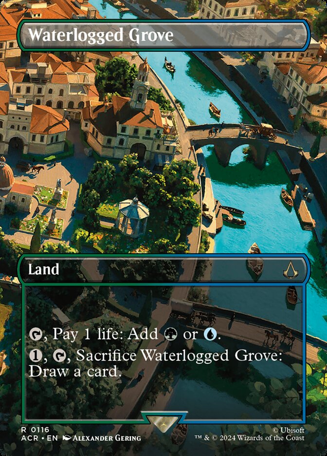 Waterlogged Grove ACR-116 Assassin's Creed Magic card