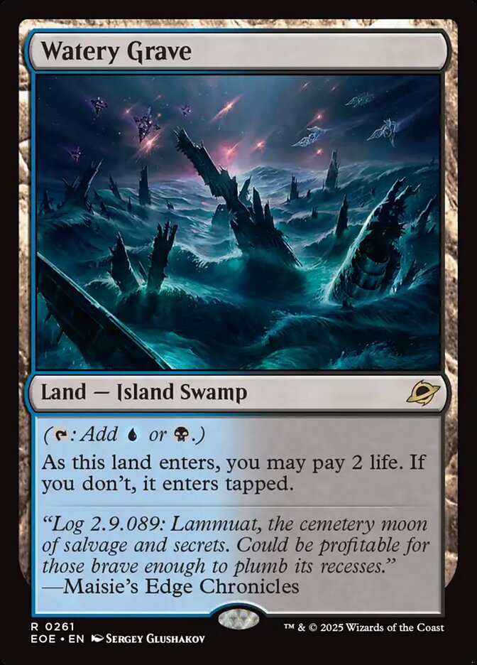 Watery Grave EOE-261 Edge of Eternities Magic card