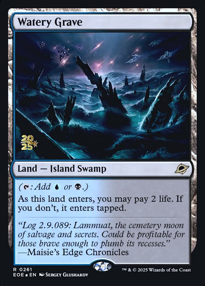 Watery Grave PEOE-261S Edge of Eternities Promos Magic card