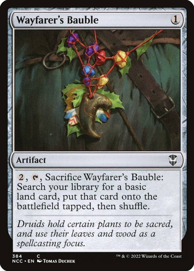 Wayfarer's Bauble NCC-384 New Capenna Commander Magic card