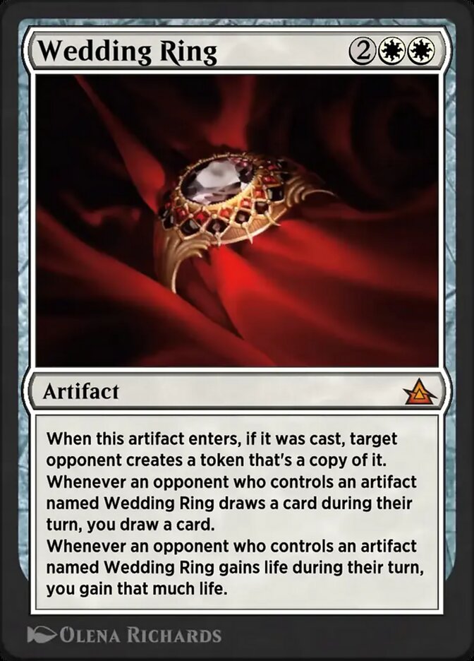 Wedding Ring OMB-7 Through the Omenpaths Bonus Sheet Magic card