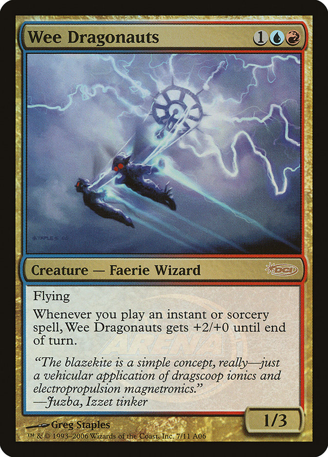 Wee Dragonauts PAL06-7 Arena League 2006 Magic card