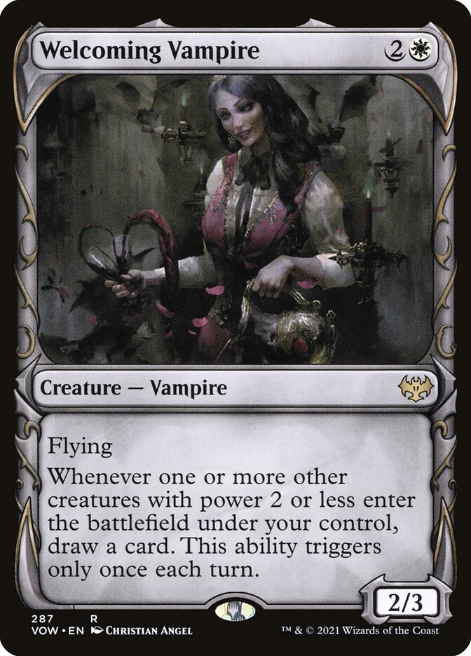 Welcoming Vampire VOW-287 Innistrad: Crimson Vow Magic card