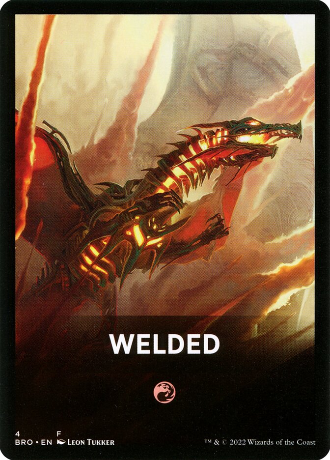 Welded FBRO-4 The Brothers' War Jumpstart Front Cards Magic card