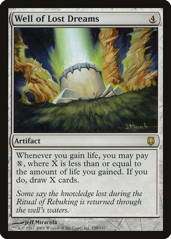 Well of Lost Dreams DST-159 Darksteel Magic card
