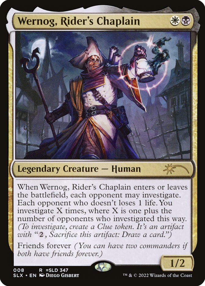 Wernog, Rider's Chaplain SLX-8 Universes Within Magic card