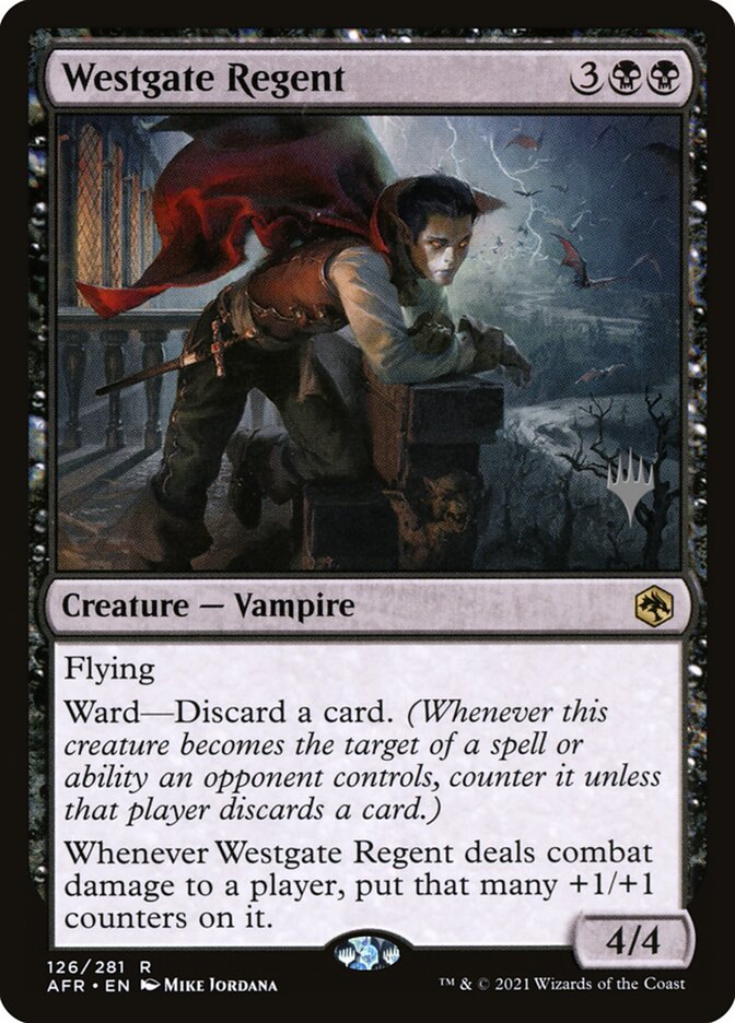 Westgate Regent PAFR-126P Adventures in the Forgotten Realms Promos Magic card