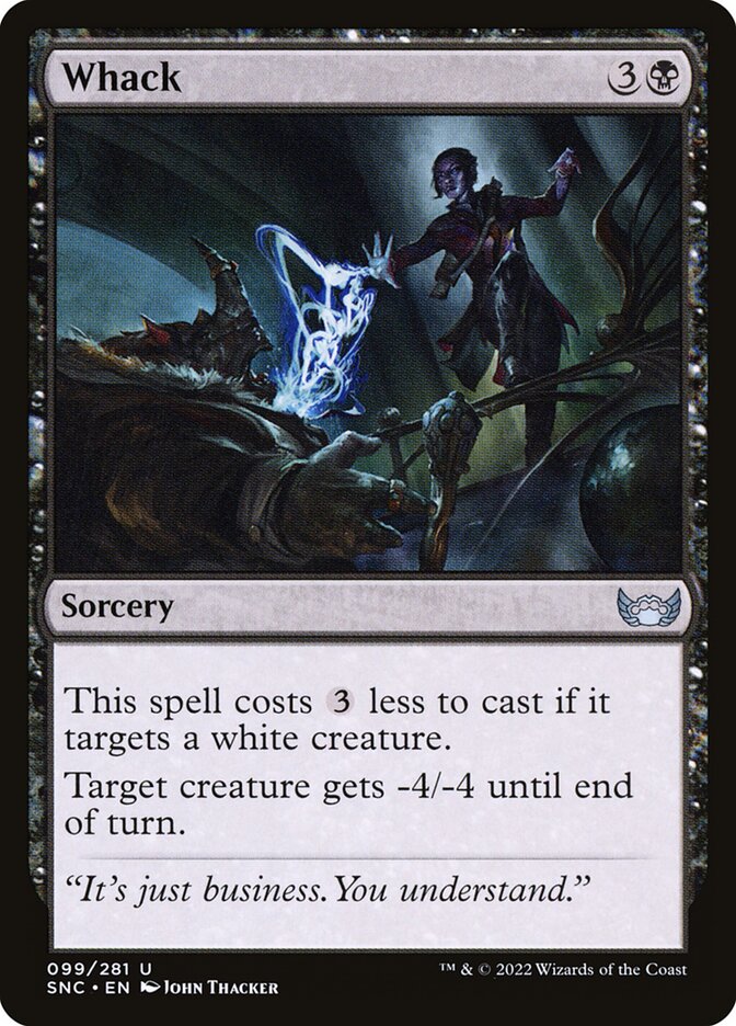 Whack SNC-99 Streets of New Capenna Magic card