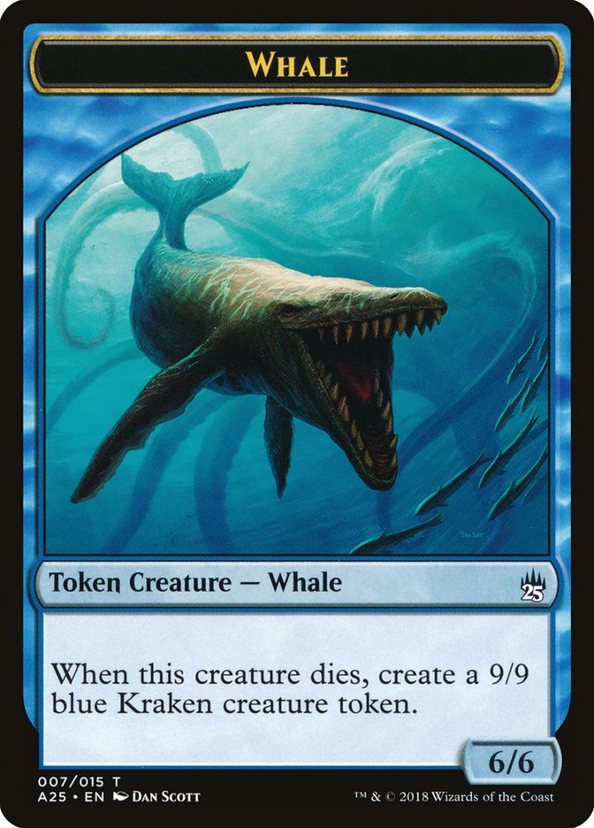 Whale TA25-7 Masters 25 Tokens Magic card