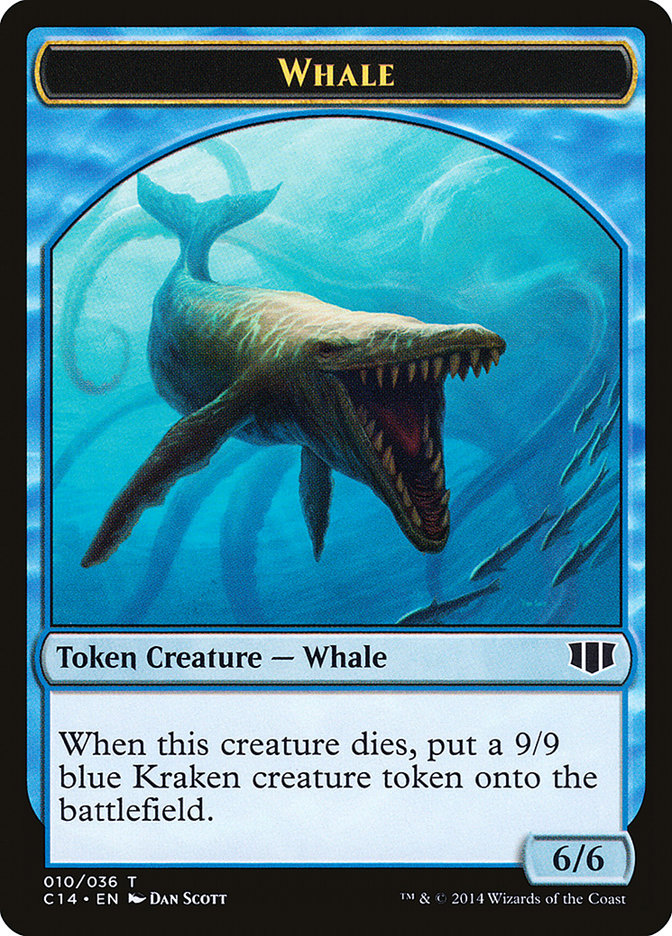 Whale TC14-10 Commander 2014 Tokens Magic card